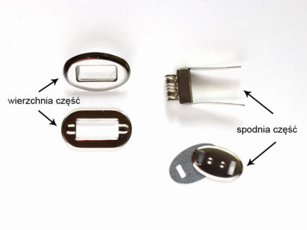 Jak zamocować zapięcie przekręcane w torebce