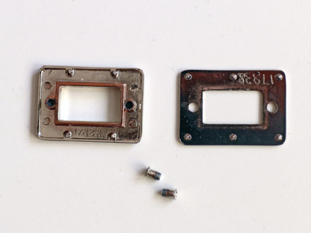 Zakładanie ramki - górnej części zapięcia obrotowego / przekręcanego