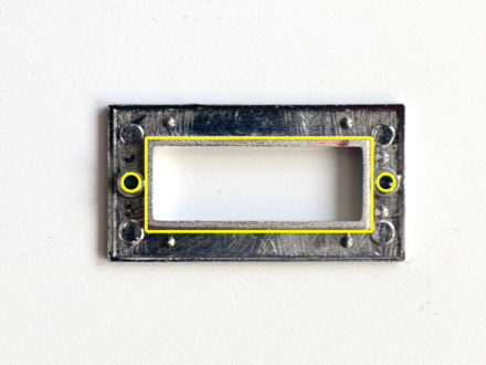 Wycinanie otworu pod zapięcie obrotowe - wariant 3