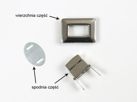Jak zamocować zapięcie obrotowe w torebce