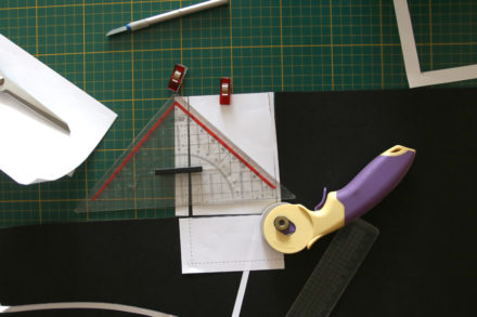 Krojenie washpapy - nóż krązkowy