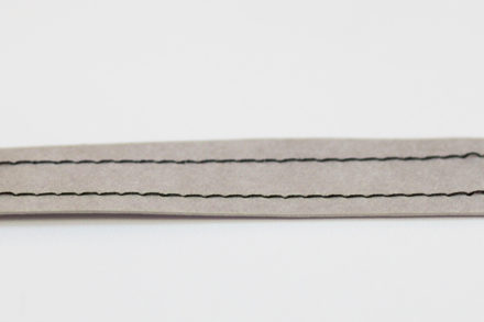 Szycie washpapy - prawa strona ściegu