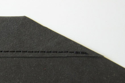 Szycie washpapy - mocowanie ściegu na początku i końcu szycia