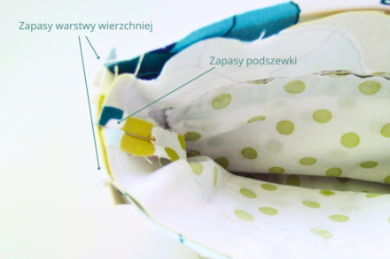 Redukcja grubości - mijanie się szwów